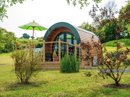 Log Cabin in New Quay, West Wales