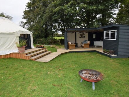 Log Cabin in Llandysul, West Wales