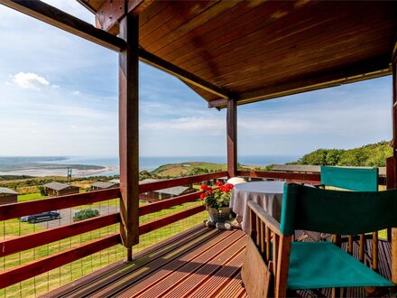 Log Cabin in Aberdovey, North Wales