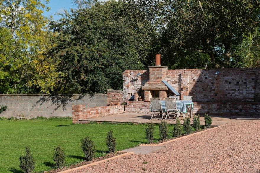 Formerly a working kiln, The Hop Kiln has been beautifully renovated