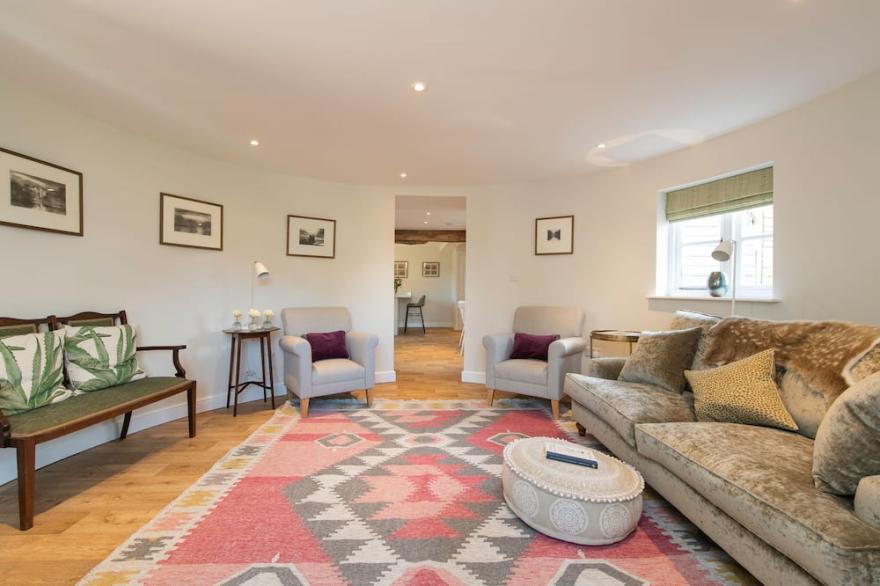 Formerly a working kiln, The Hop Kiln has been beautifully renovated