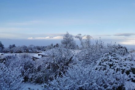 Cabin 51 has the most amazing views of the Rhinog Mountain ranges.