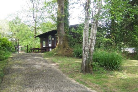 Honeysuckle Lodge set in a Beautiful 24 acre Woodland Holiday Park