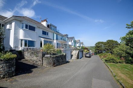 Large family home with lovely sea views.