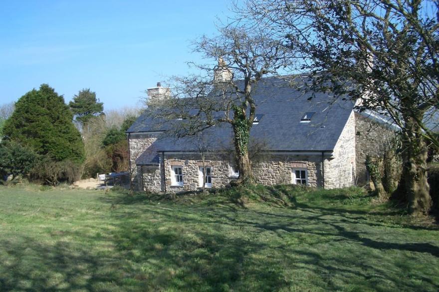 Traditional Detached Stone Farmhouse In West Pembrokeshire, Wales United Kingdom