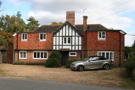 A beautiful 15th century country cottage near Mayfield with stunning views