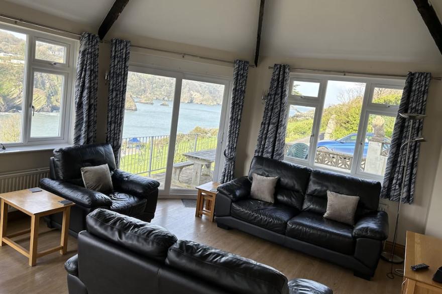 Modern 3 Bedroom Bungalow with Fantastic Views Over the Bay of Combe Martin