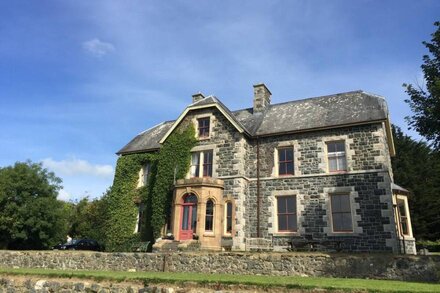 Large country house with sea views - Special rates available on request