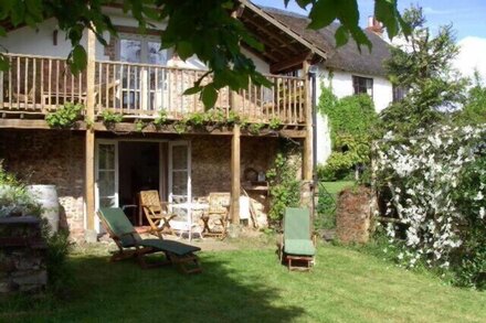 Converted Barn On Thatched Devon Longhouse Grounds At The Foot Of Rolling Hills.