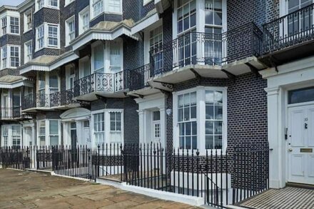 Funky Kemptown seaside apartments from the jetty