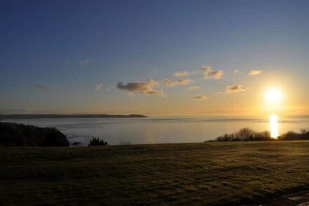 Magnificent views looking across St Austell Bay towards Fowey