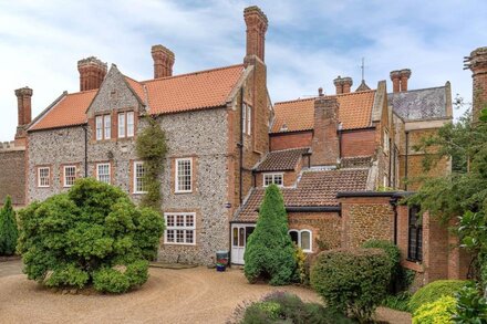 Chambers is the historic wing of Hunstanton Hall which is moated and hidden away in some of the