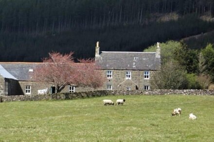 Secluded traditional Island house surrounded by river and wild flower meadows