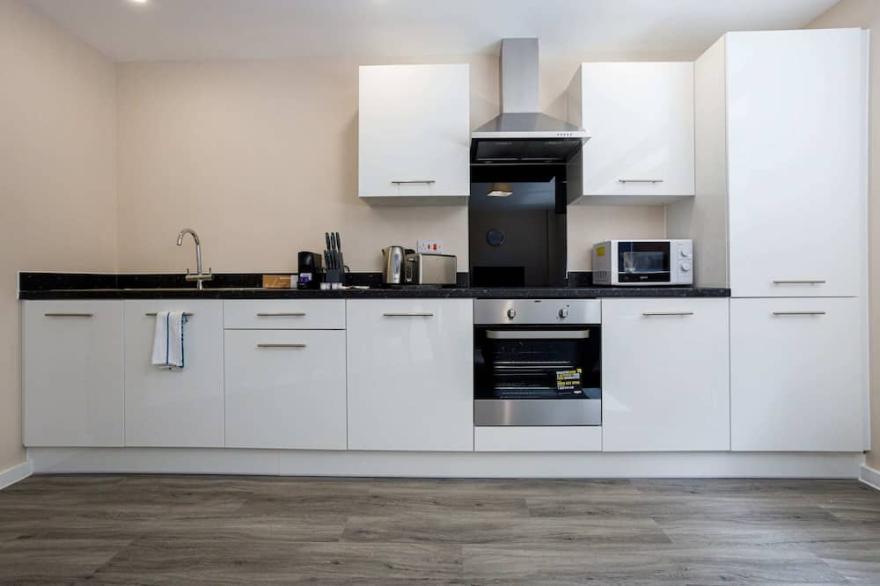 Stylish And Modern 1 Bedroom Apartment, Manchester