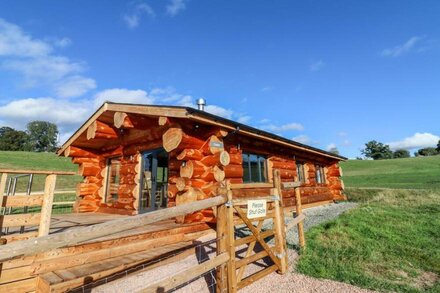 CEDAR CABIN, pet friendly, with hot tub in Clifton Upon Teme