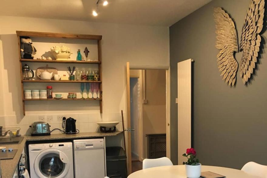 A lovely spacious 2 bedroom house suitable for up to 5 people. Own driveway.
