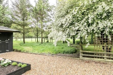 New barn conversion with hot tub and wood burner