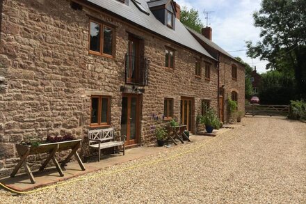 2 self  contained bedrooms with private garden in beautiful old mill.