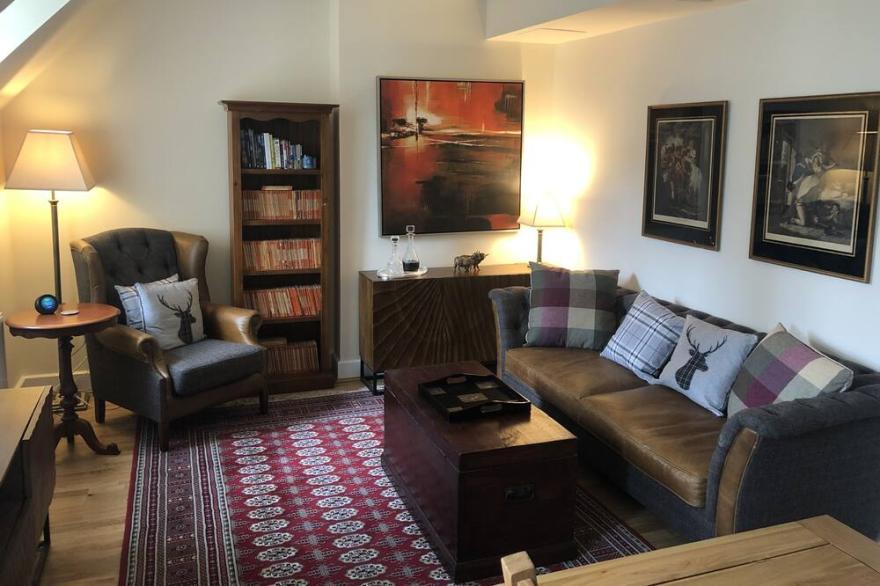 The Harris Apartment in the Highland Club, Loch Ness