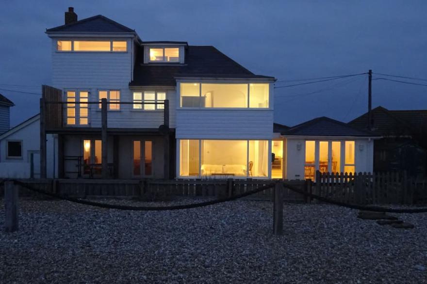 The Watchhouse  At Camber Sands,absolute Beach Front Property.