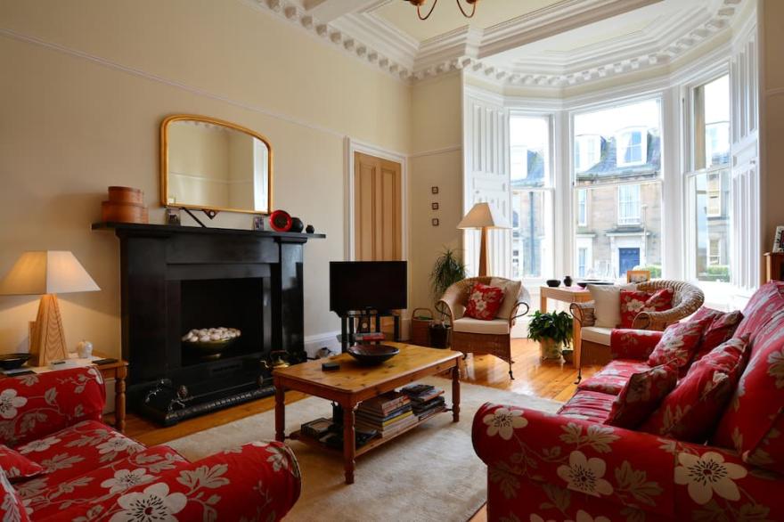 Luxury Edinburgh Victorian Home - Central Edinburgh, 3 Beds With Carparking