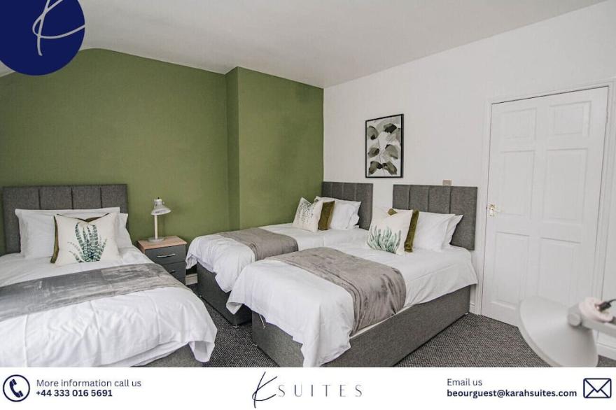 K Suites - Beautiful 3 Bed House - Sleeps 7