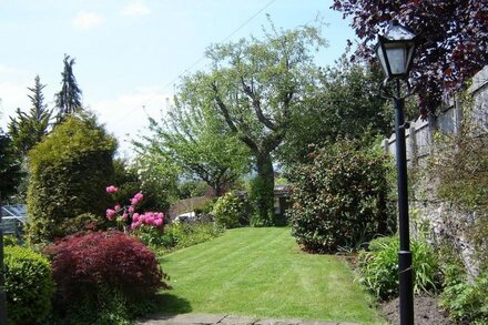 Ashfield cottage in Crickhowell with views of Usk Valley,and Brecon Beacons.