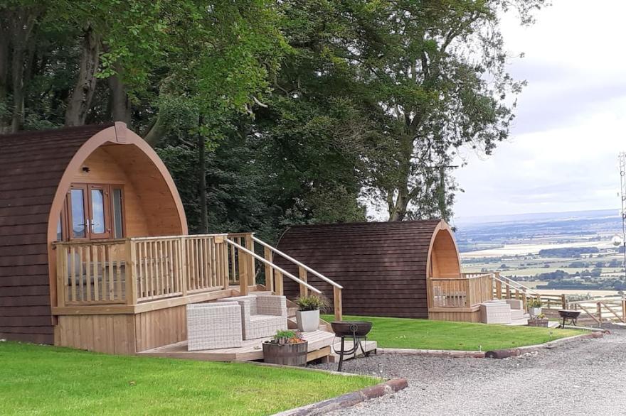 Luxury Glamping Pods On A Secluded Quiet Site.