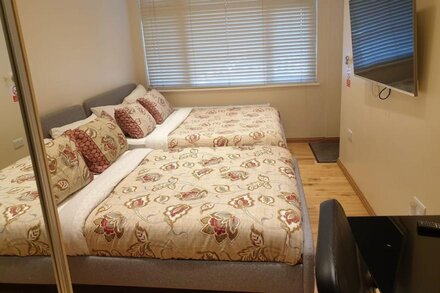 London Luxury Apartment Sleeps 4, 1 Min from Redbridge Station