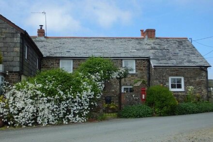 Bath Cottage, Woolley. 200 yr old stone cottage in charming North Cornish hamlet