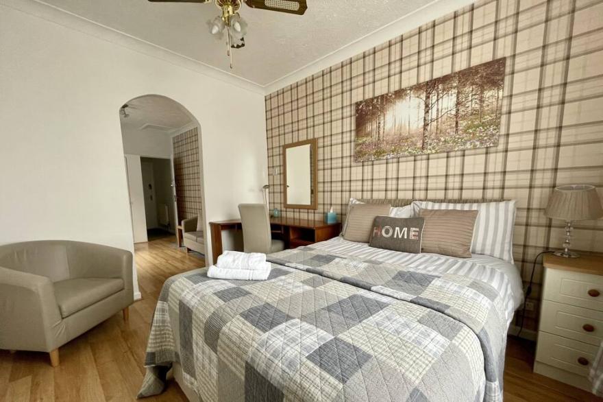 Two bedroom house welcomes families and pets
