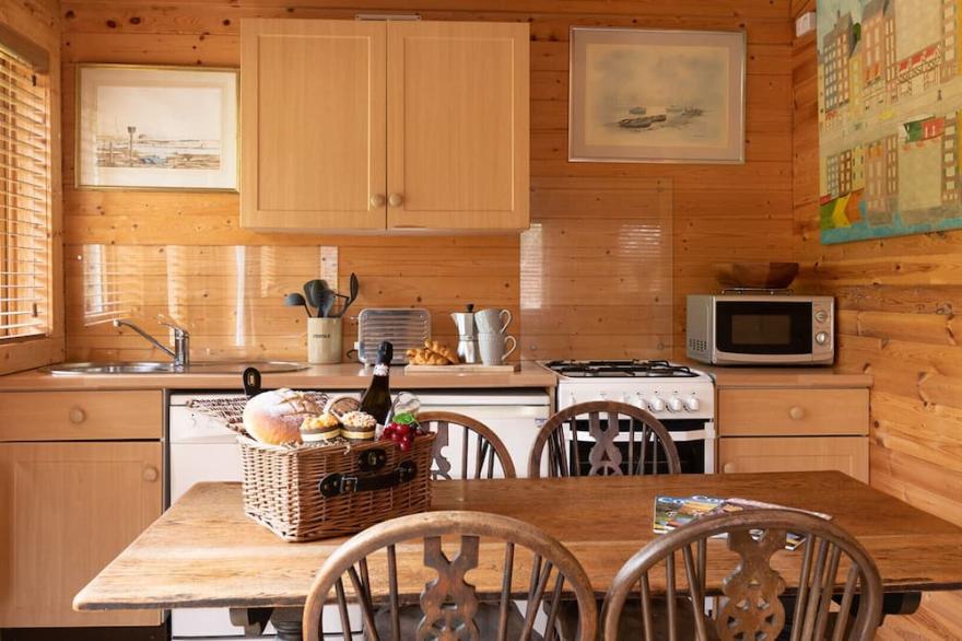 The Cabin at Little Bosveal, a self contained wooden cabin within 5 miles of Falmouth