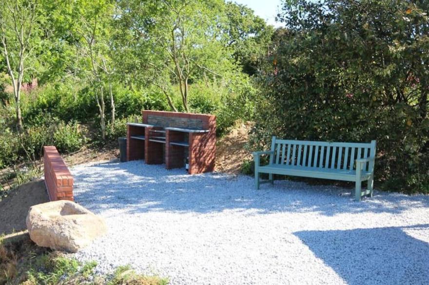 The Cabin at Little Bosveal, a self contained wooden cabin within 5 miles of Falmouth