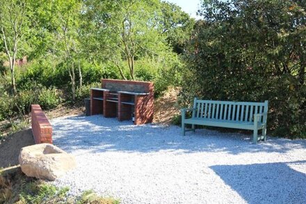 The Cabin at Little Bosveal, a self contained wooden cabin within 5 miles of Falmouth