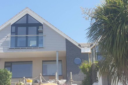 A large split level property with stunning across Woolacombe Bay