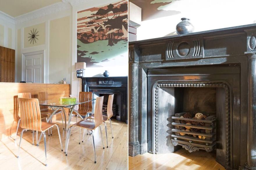 Family friendly ground floor apartment 5 minutes from Princes Street