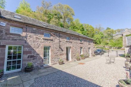 Locherlour Mill Cottage in Crieff. Perfect for couples.  Pets Welcome.  Accessible.