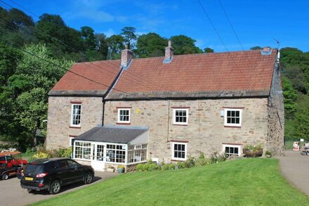 Finchale Abbey, first floor apartment within an historic 11th Century Farmhouse.