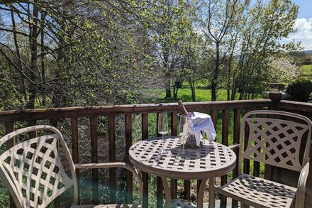 Stunning riverside location in National Trust village in Exmoor.