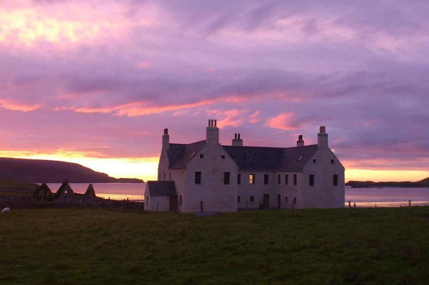 A-Listed Nine-Bedroom Highland Mansion on the Beach sleeping up to 17 guests