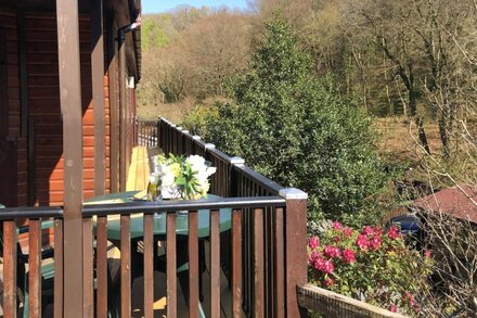 Two bedroom lodge within walking distance of Lynton Centre. Free fishing onsite