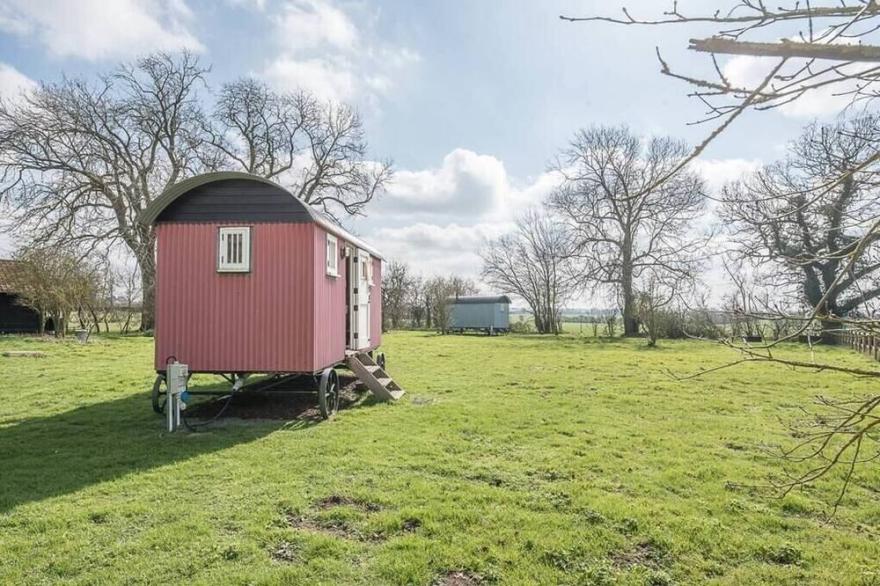 Thyme Shepherds Hut at Boundary Farm, Framlingham