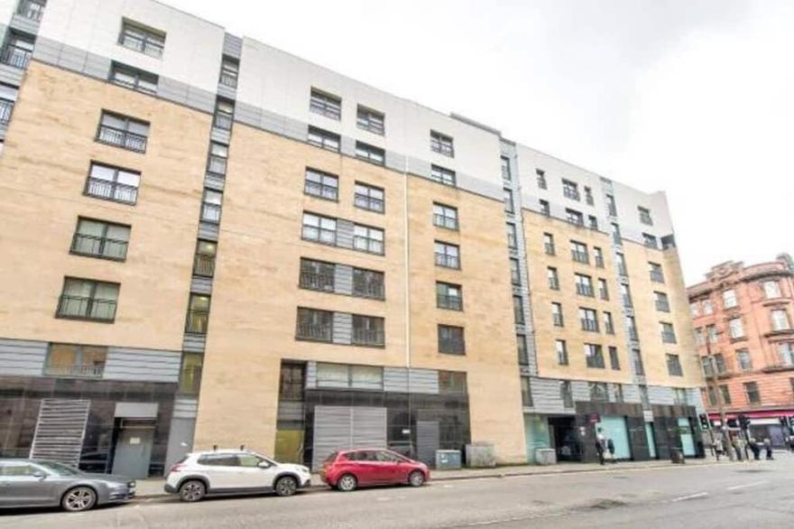 ⭐️ Modern 1 bed flat ⭐️ Merchant City-Free Parking⭐️