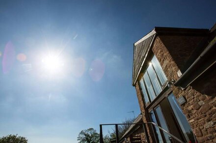 Charming wing of a converted barn in secluded setting of Trebandy Farm