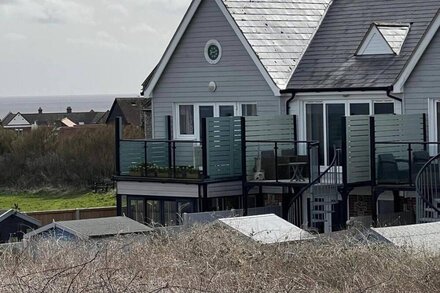 A beautiful award winning upside down house with fabulous sea views