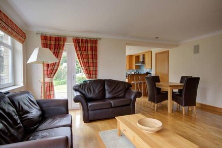 Modern ground floor apartment located in the heart of rural Brora, Sutherland.