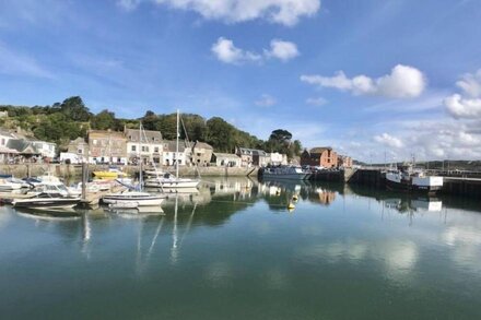 Padstow, 2 bedrooms with parking and rear sun deck - Estuary views Pets welcome.