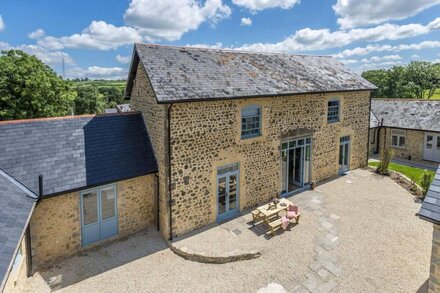 A fabulous and impressive converted barn which has generous sized rooms.