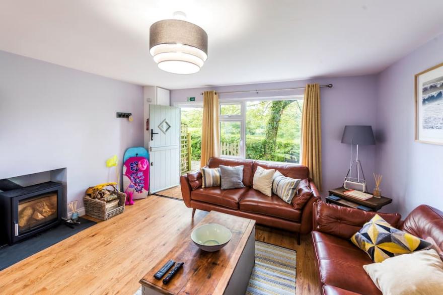 Kingfisher is Laid back luxury  in 9-acres of countryside right near the beach