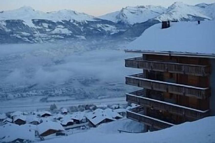 Luxury Swiss Ski Apartment, Spectacular Views Of Rhone Valley, Part Of 4 Valleys